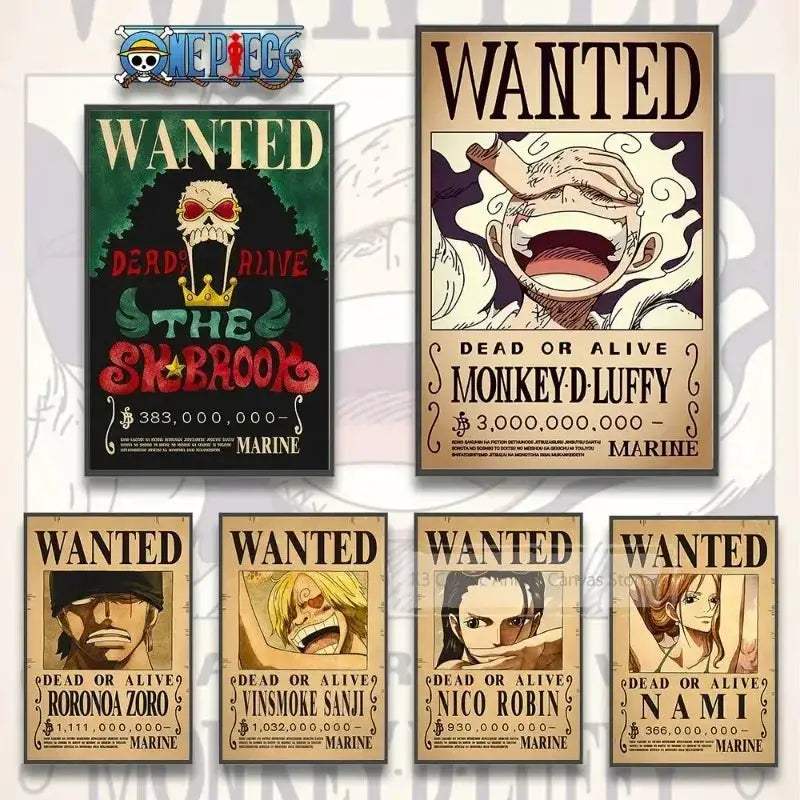 One Piece Canvas Poster Wall Art With Vibrant Colors - ToylandEU
