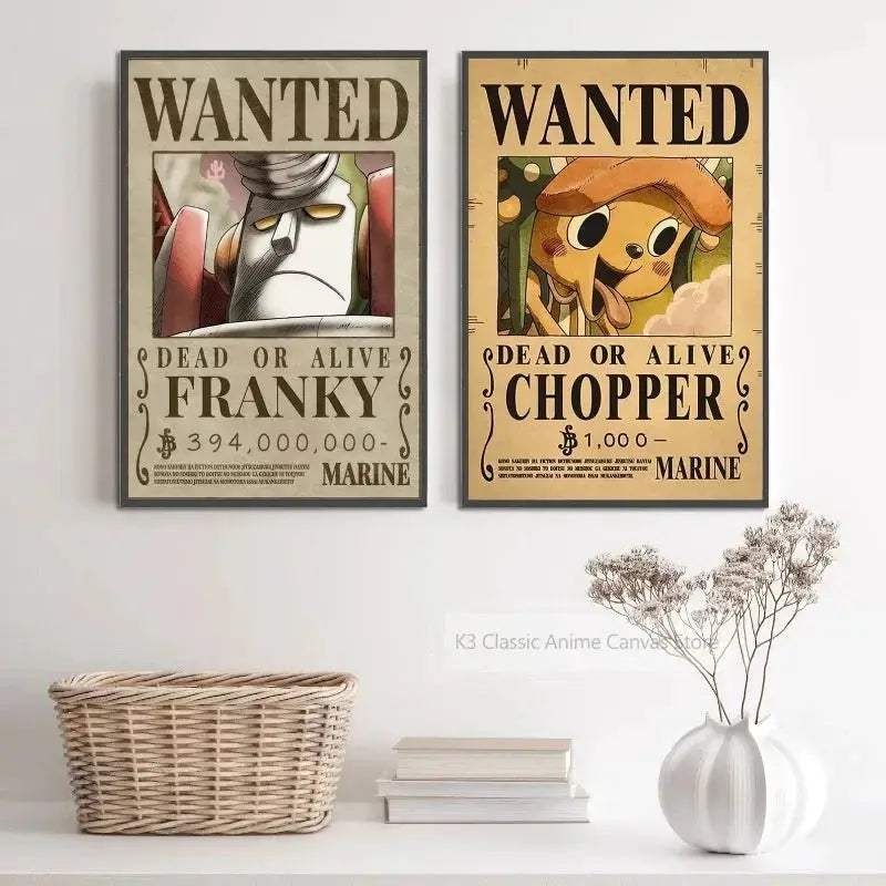 One Piece Canvas Poster Wall Art With Vibrant Colors - ToylandEU