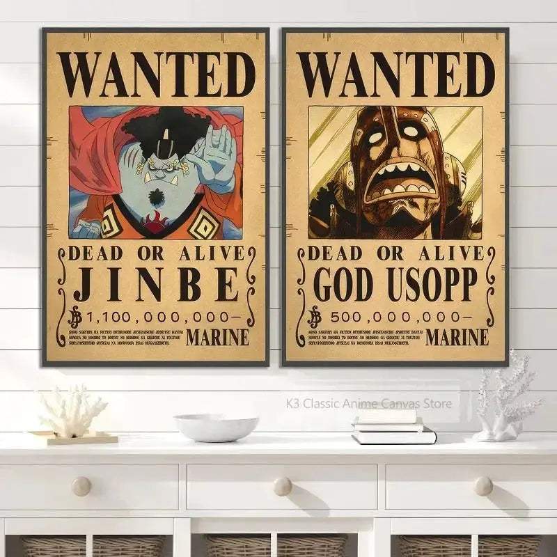 One Piece Canvas Poster Wall Art With Vibrant Colors - ToylandEU