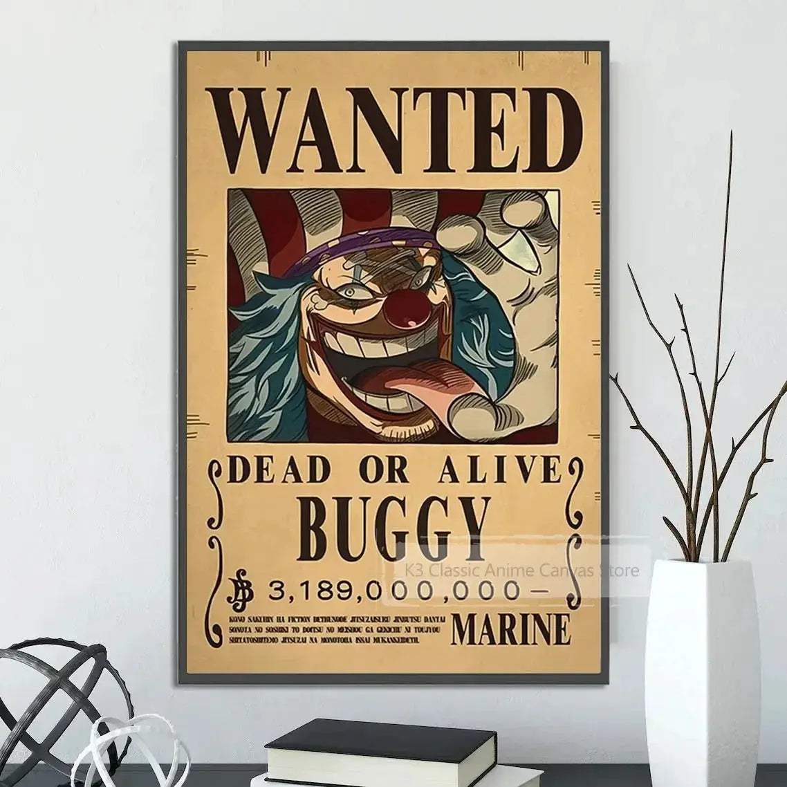 One Piece Canvas Poster Wall Art With Vibrant Colors - ToylandEU