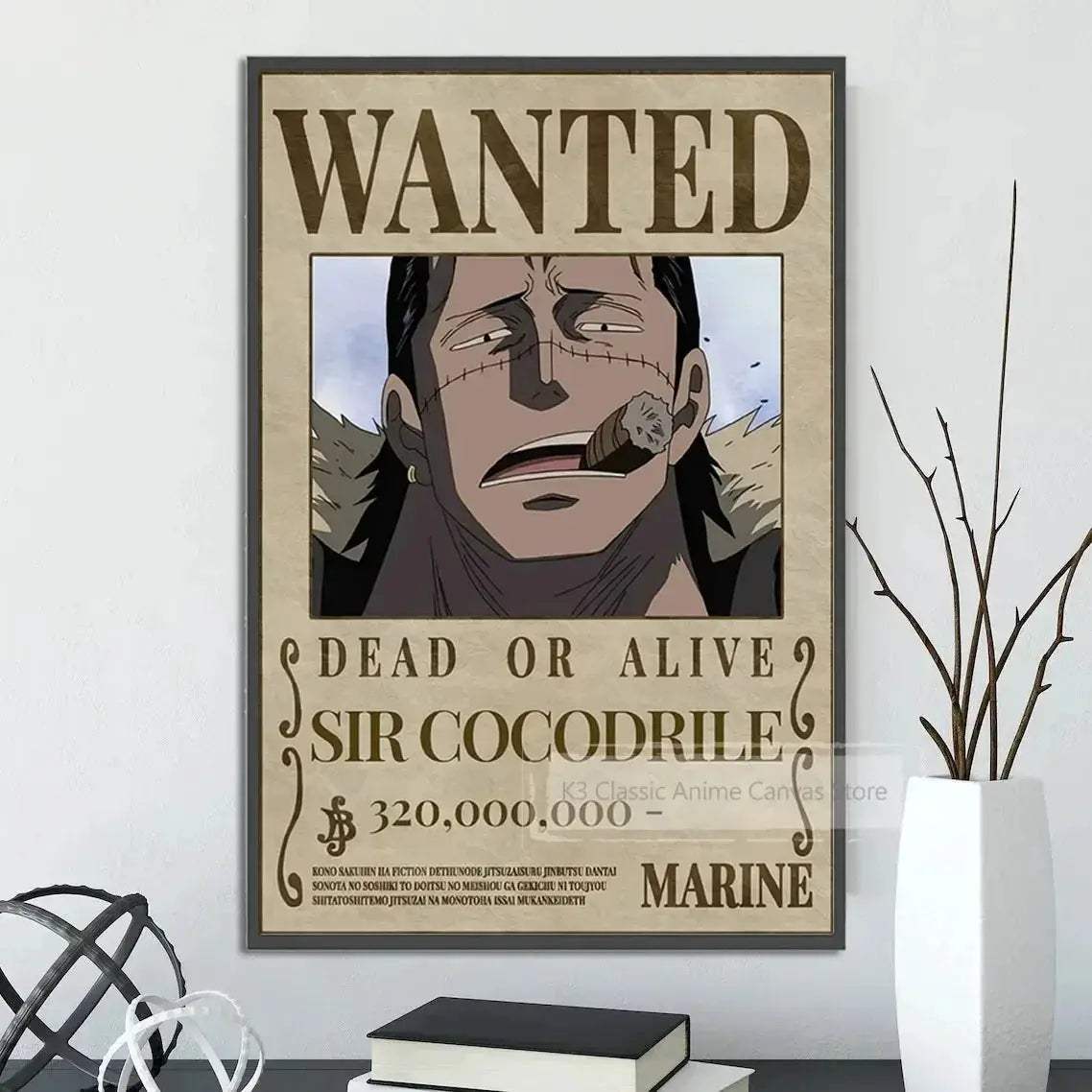 One Piece Canvas Poster Wall Art With Vibrant Colors - ToylandEU