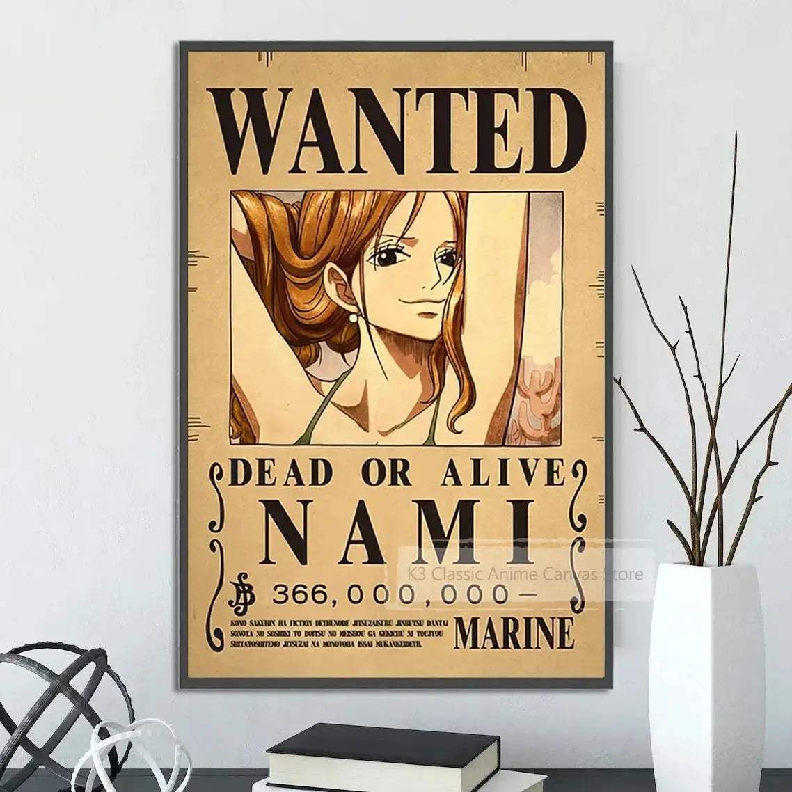 One Piece Canvas Poster Wall Art With Vibrant Colors - ToylandEU