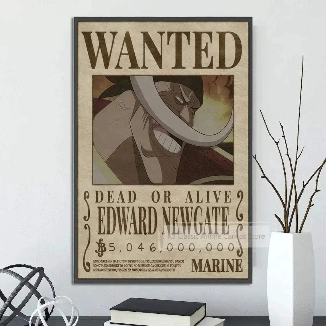 One Piece Canvas Poster Wall Art With Vibrant Colors - ToylandEU