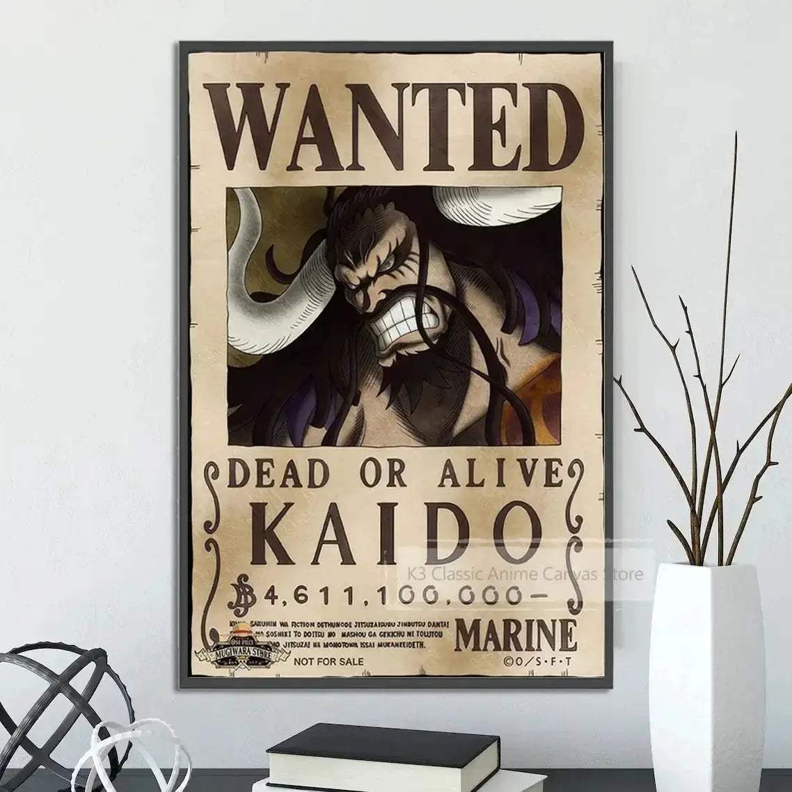 One Piece Canvas Poster Wall Art With Vibrant Colors - ToylandEU