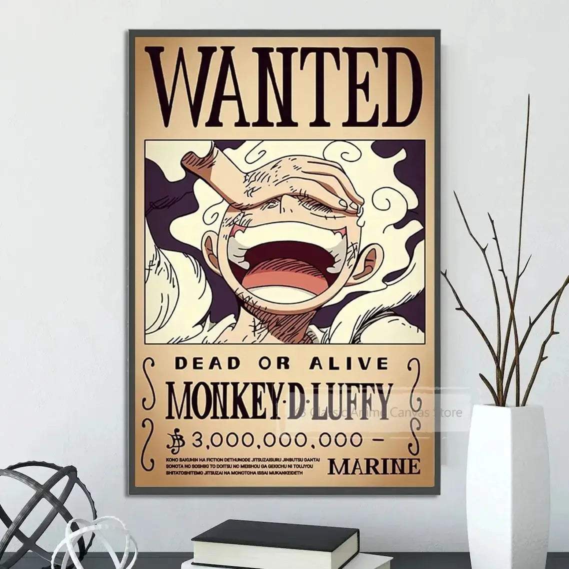 One Piece Canvas Poster Wall Art With Vibrant Colors - ToylandEU