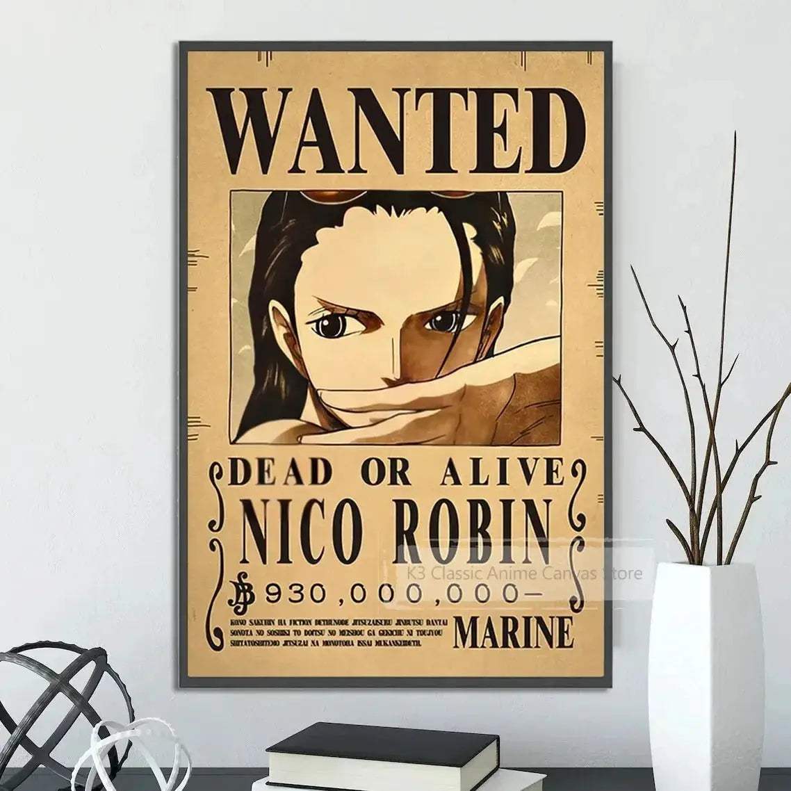 One Piece Canvas Poster Wall Art With Vibrant Colors - ToylandEU