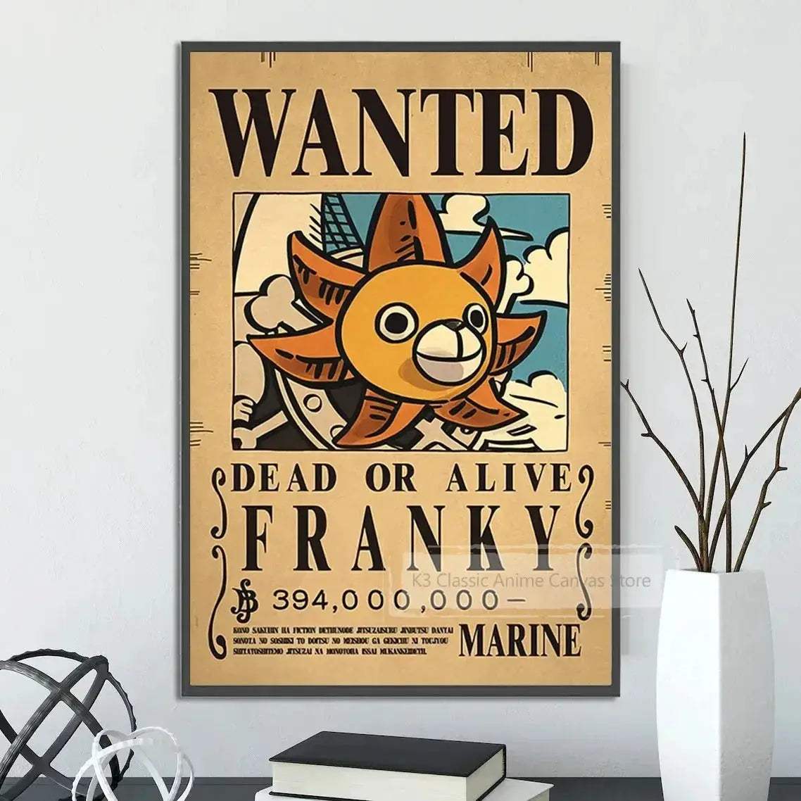 One Piece Canvas Poster Wall Art With Vibrant Colors - ToylandEU