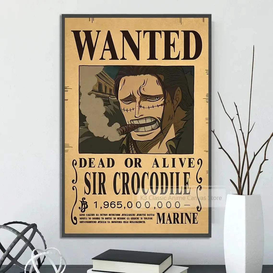 One Piece Canvas Poster Wall Art With Vibrant Colors - ToylandEU