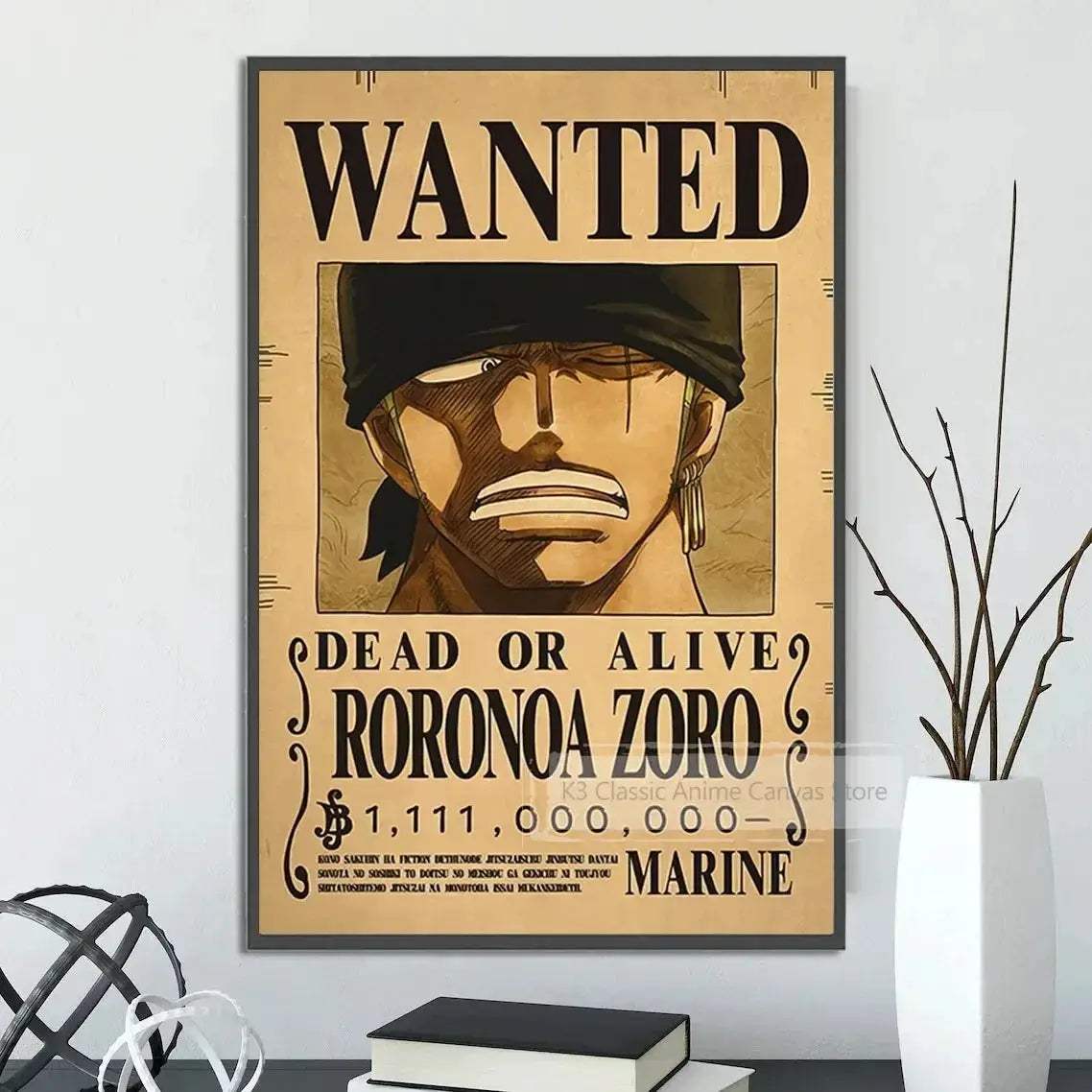 One Piece Canvas Poster Wall Art With Vibrant Colors - ToylandEU