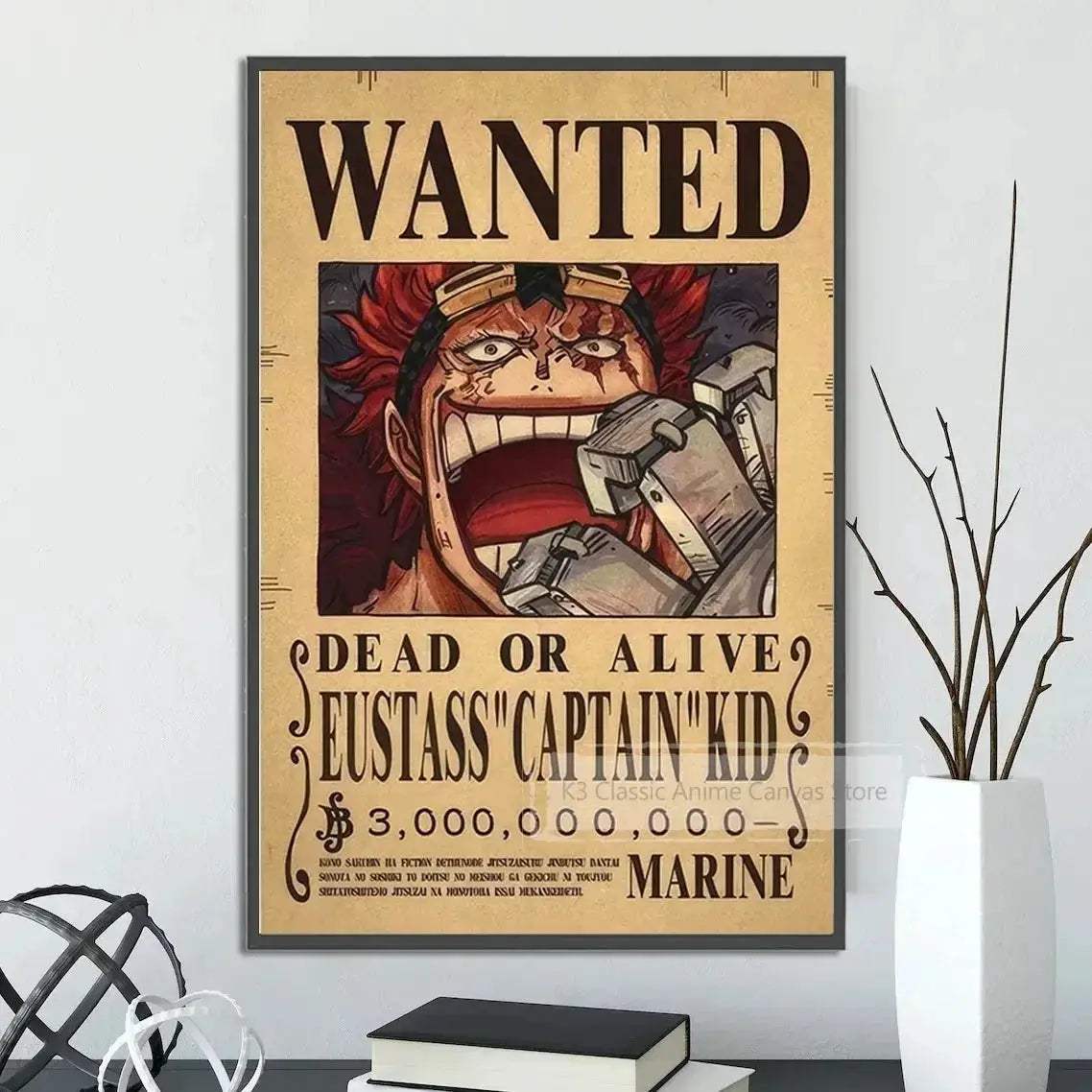 One Piece Canvas Poster Wall Art With Vibrant Colors - ToylandEU