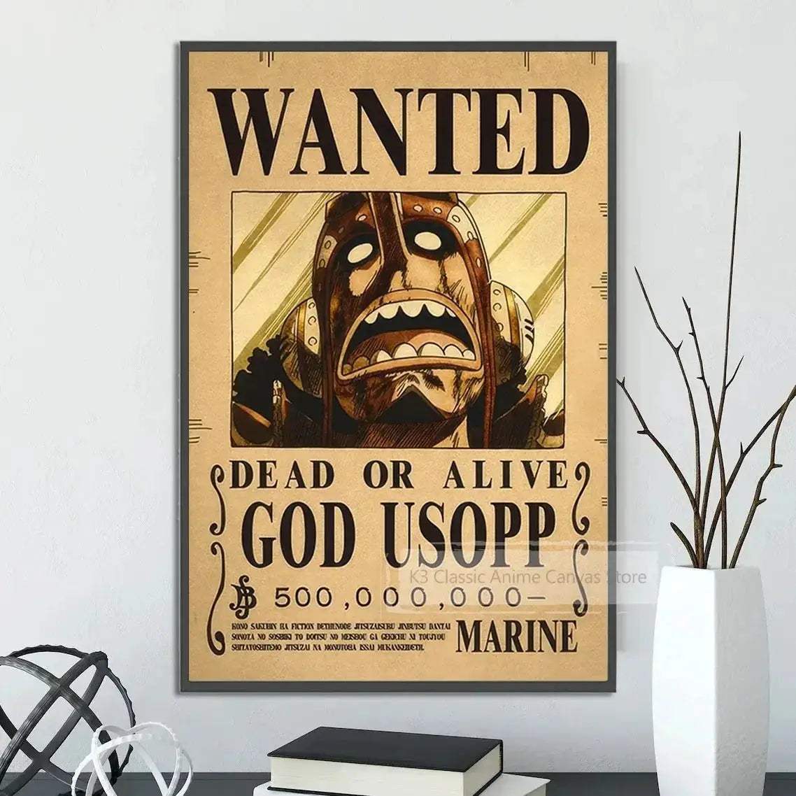 One Piece Canvas Poster Wall Art With Vibrant Colors - ToylandEU