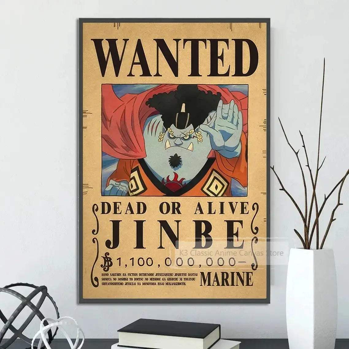 One Piece Canvas Poster Wall Art With Vibrant Colors - ToylandEU
