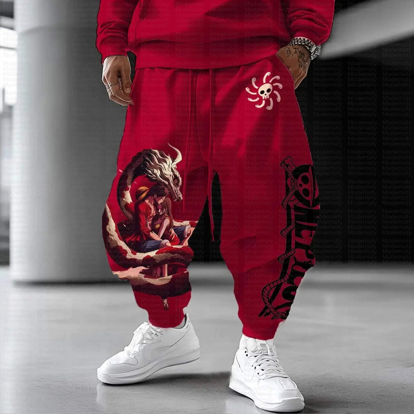 One Piece Chopper Hoodie Set Unisex Streetwear Jogger Outfit - ToylandEU