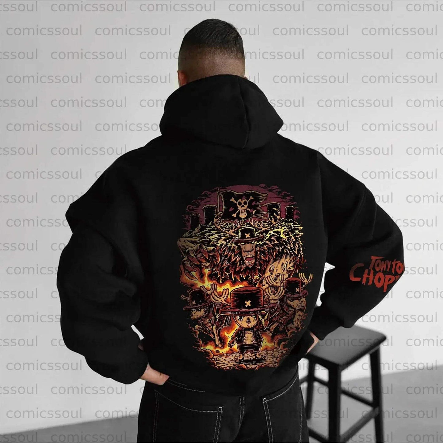 One Piece Chopper Hoodie Unisex Anime Sweatshirt All Day Comfort - ToylandEU