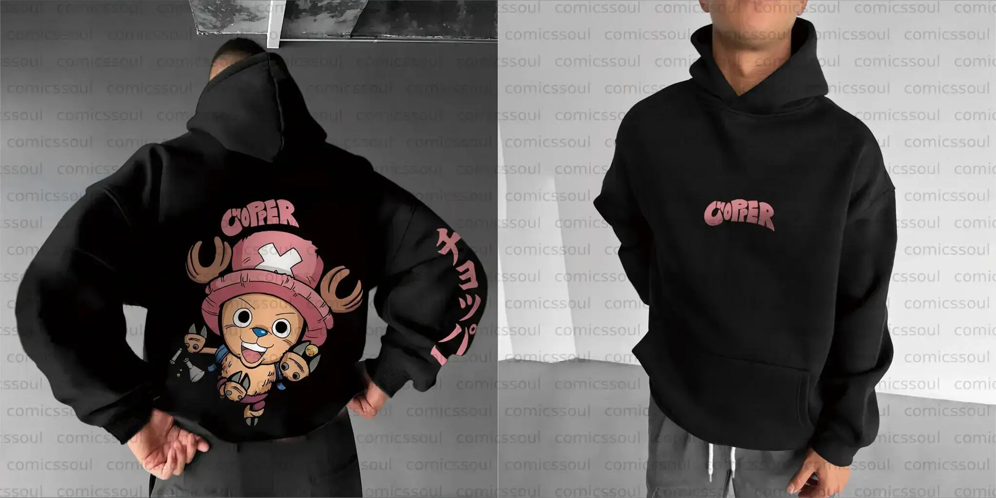 One Piece Chopper Hoodie Unisex Anime Sweatshirt All Day Comfort - ToylandEU