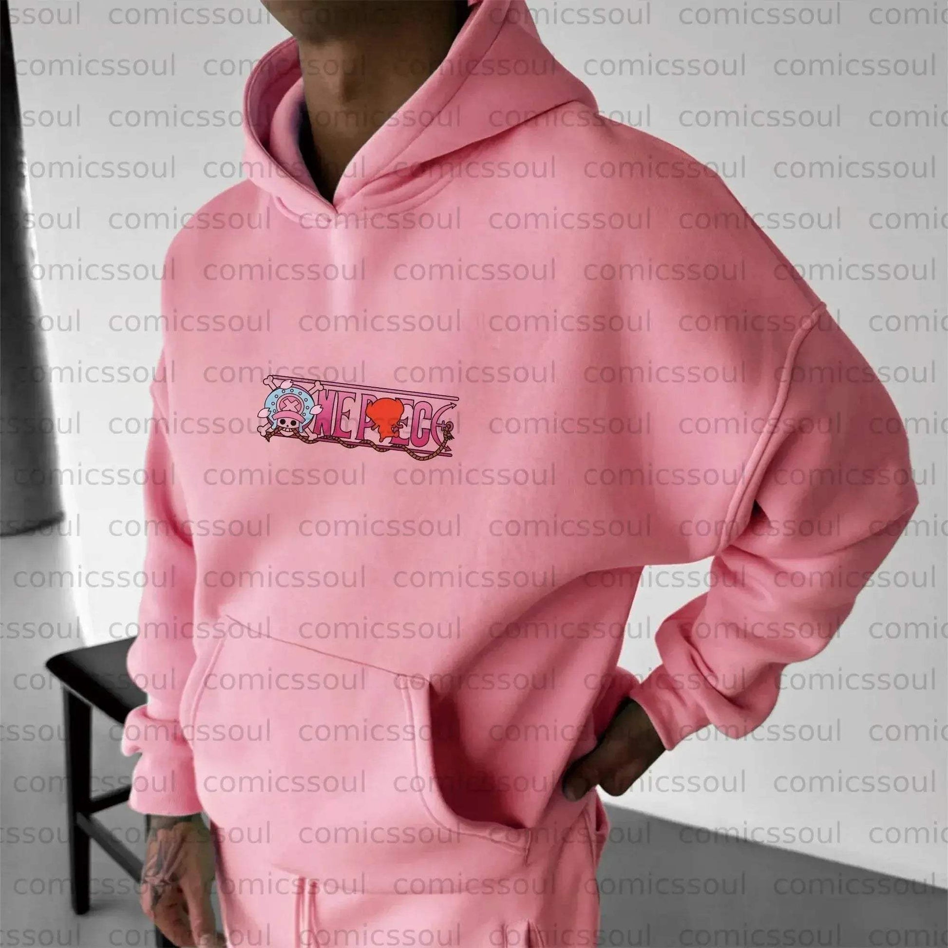 One Piece Chopper Unisex Hoodie Anime Sweatshirt For Winter Warmth - ToylandEU