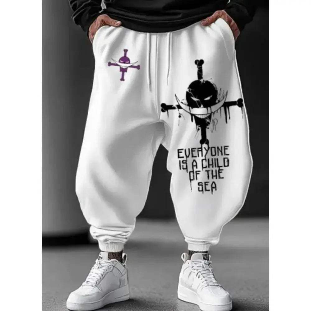 One Piece Cosplay Jogger Pants Cotton Comfort Casual - ToylandEU