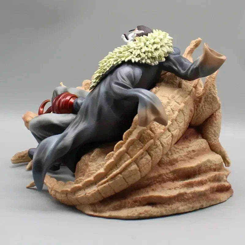 One Piece Crocodile Action Figure Sitting Pose 18cm 