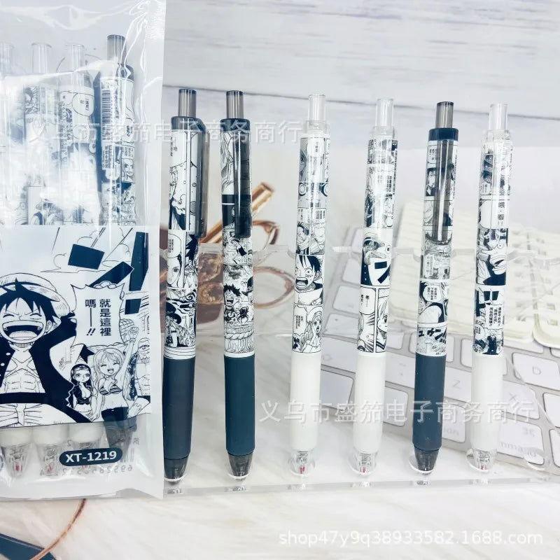  One Piece Gel Pens Set 0.5mm Black Ink Smooth Writing 
