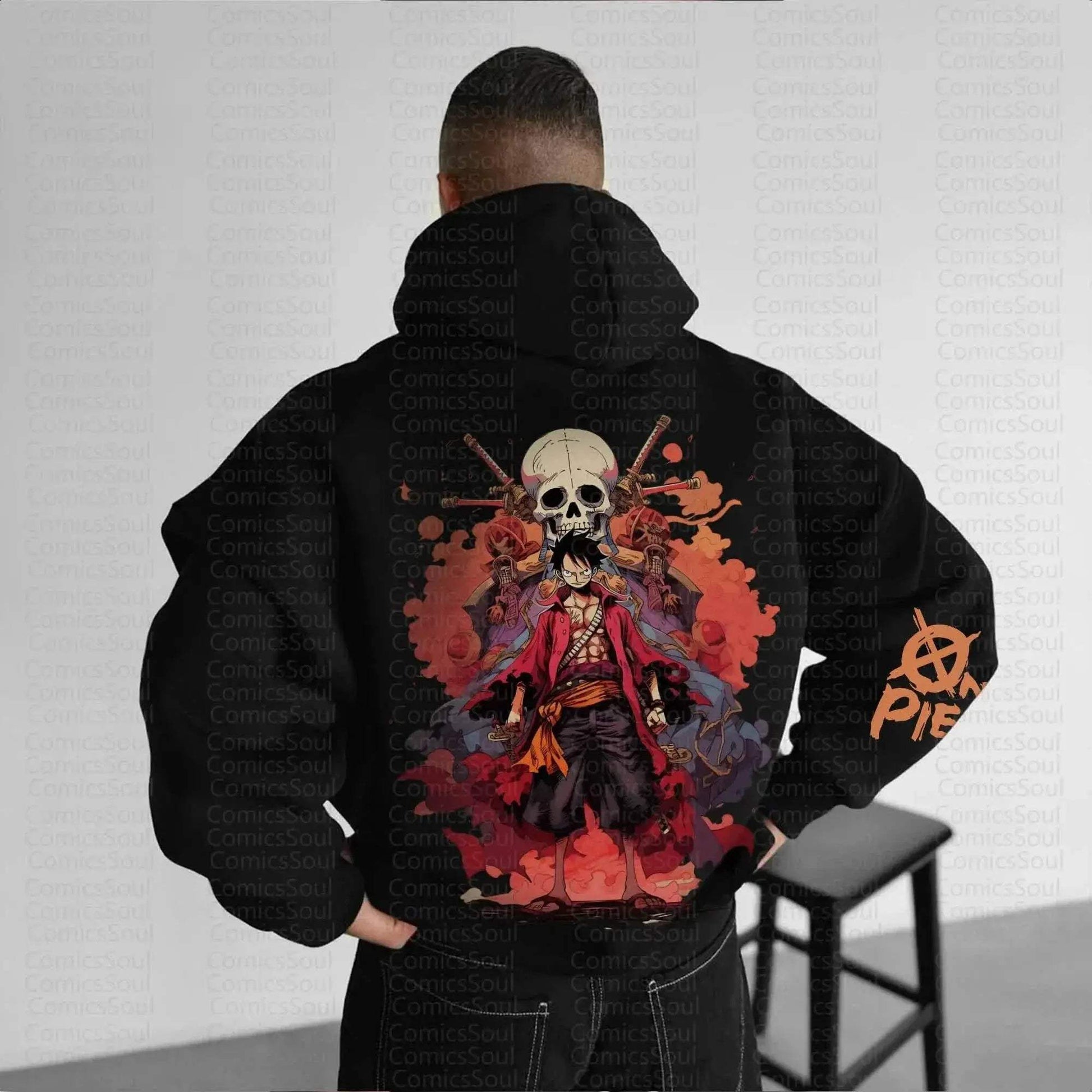 One Piece Hoodie Sanji Unisex Anime Warm Winter Streetwear - ToylandEU