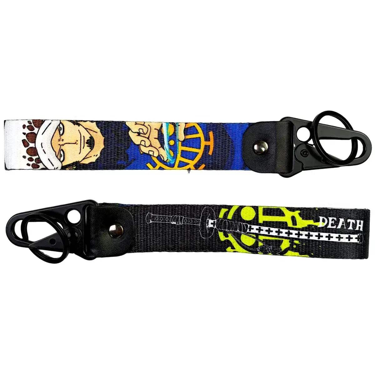One Piece Keychain Lanyards, Anime Manga Badge Holder Pendant Portable Key Lanyard Accessories - ToylandEU