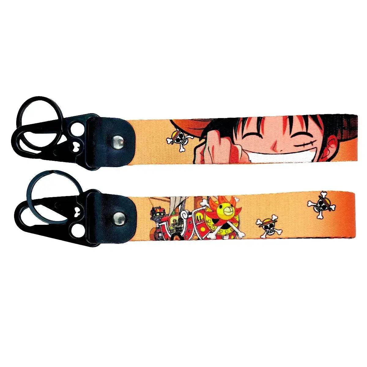 One Piece Keychain Lanyards, Anime Manga Badge Holder Pendant Portable Key Lanyard Accessories - ToylandEU