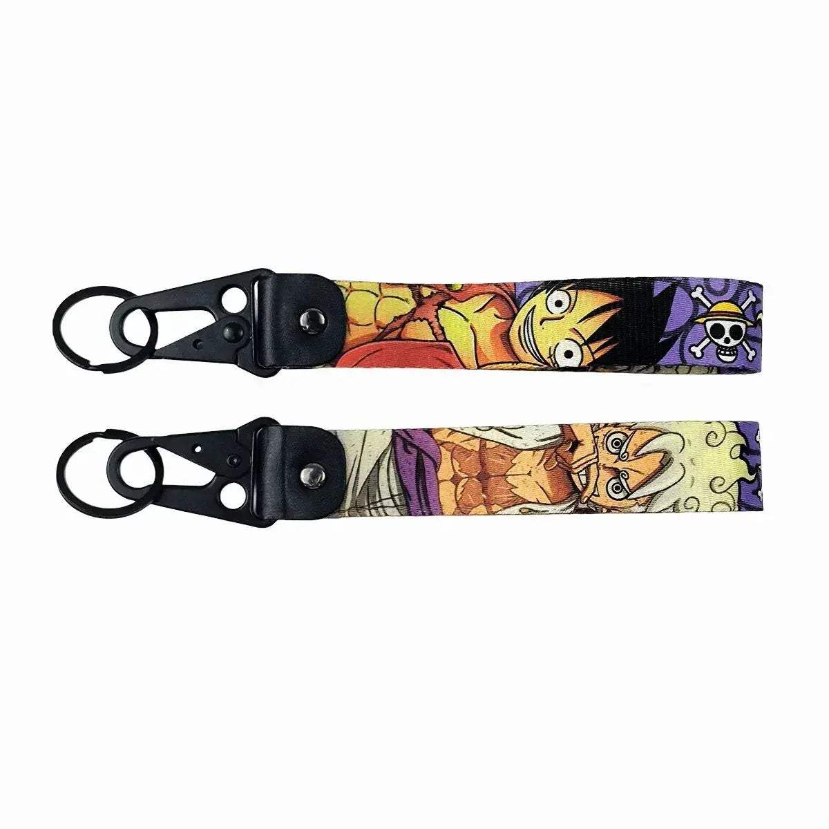 One Piece Keychain Lanyards, Anime Manga Badge Holder Pendant Portable Key Lanyard Accessories - ToylandEU