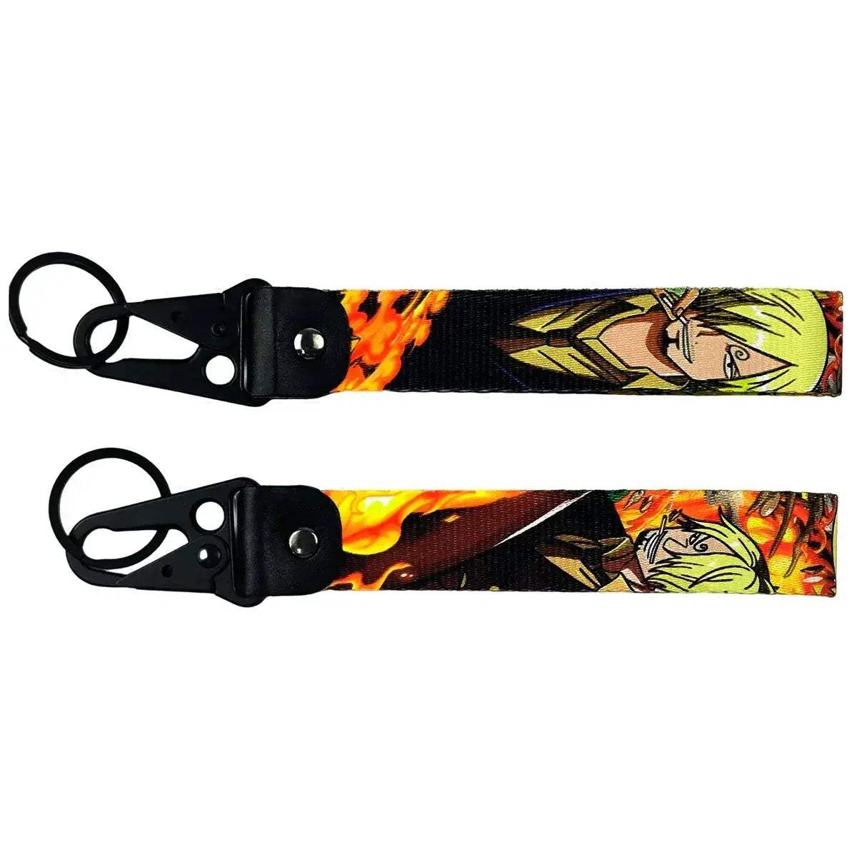 One Piece Keychain Lanyards, Anime Manga Badge Holder Pendant Portable Key Lanyard Accessories - ToylandEU