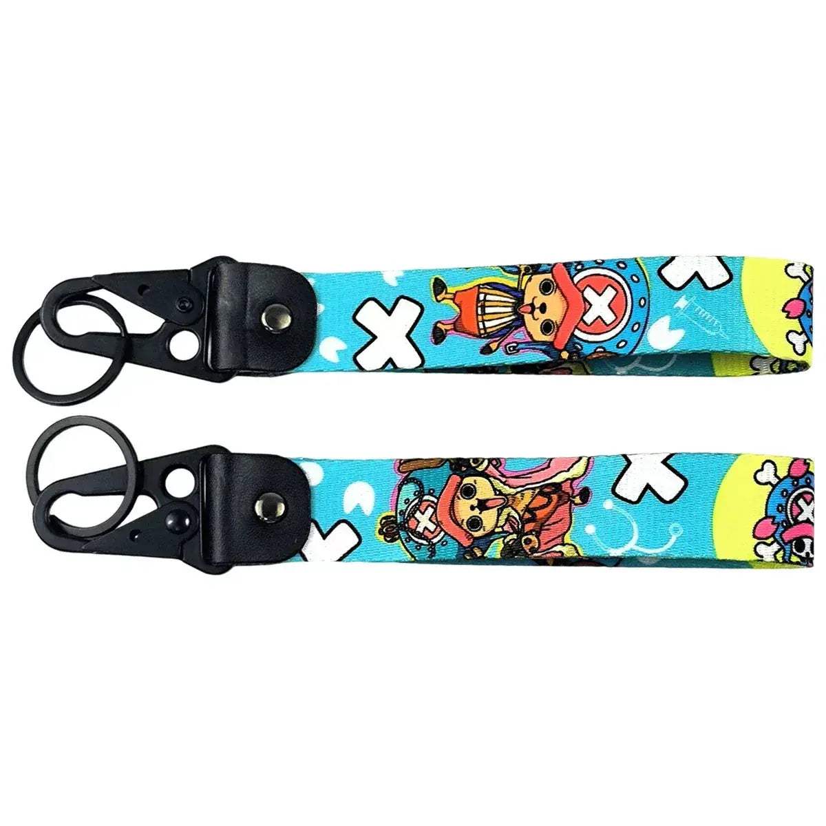 One Piece Keychain Lanyards, Anime Manga Badge Holder Pendant Portable Key Lanyard Accessories - ToylandEU