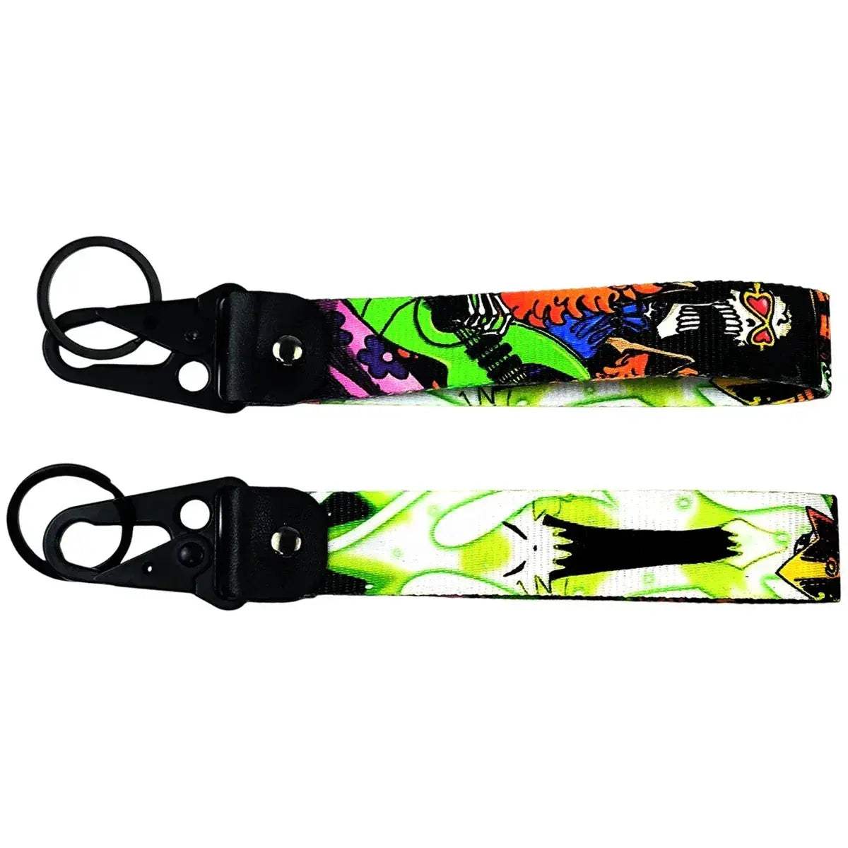 One Piece Keychain Lanyards, Anime Manga Badge Holder Pendant Portable Key Lanyard Accessories - ToylandEU