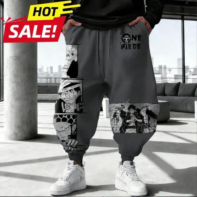 One Piece Luffy Joggers Streetwear Reinforced Stitching -  ToylandEU™
