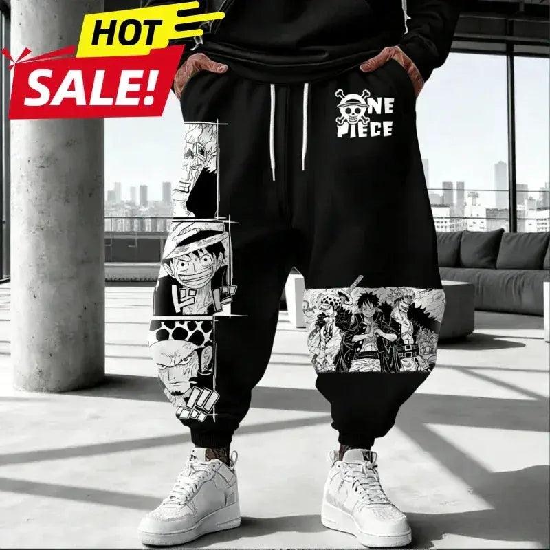  One Piece Luffy Joggers Streetwear Reinforced Stitching -  ToylandEU™