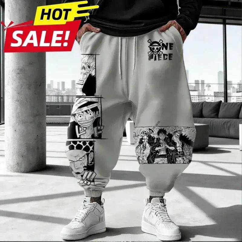  One Piece Luffy Joggers Streetwear Reinforced Stitching -  ToylandEU™