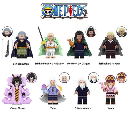 One Piece Minifigures | Set of 8 | Toylandeu™
