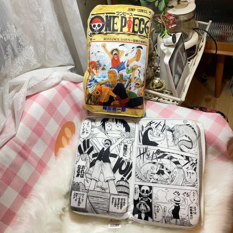  One Piece Plush Book Pillow 35x43x5 cm Toylandeu 