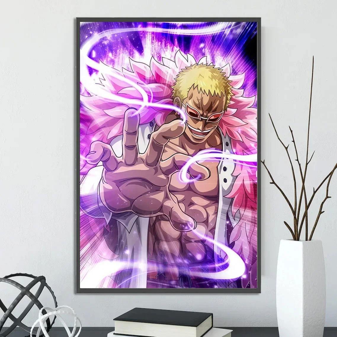  One Piece Poster SelfAdhesive Wall Art Bedroom Decor 
