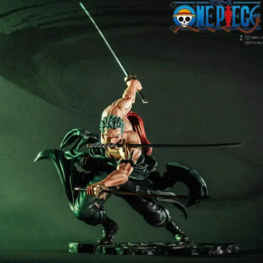 One Piece Zoro 10cm Anime Figure Three Blade Statue -  ToylandEU™