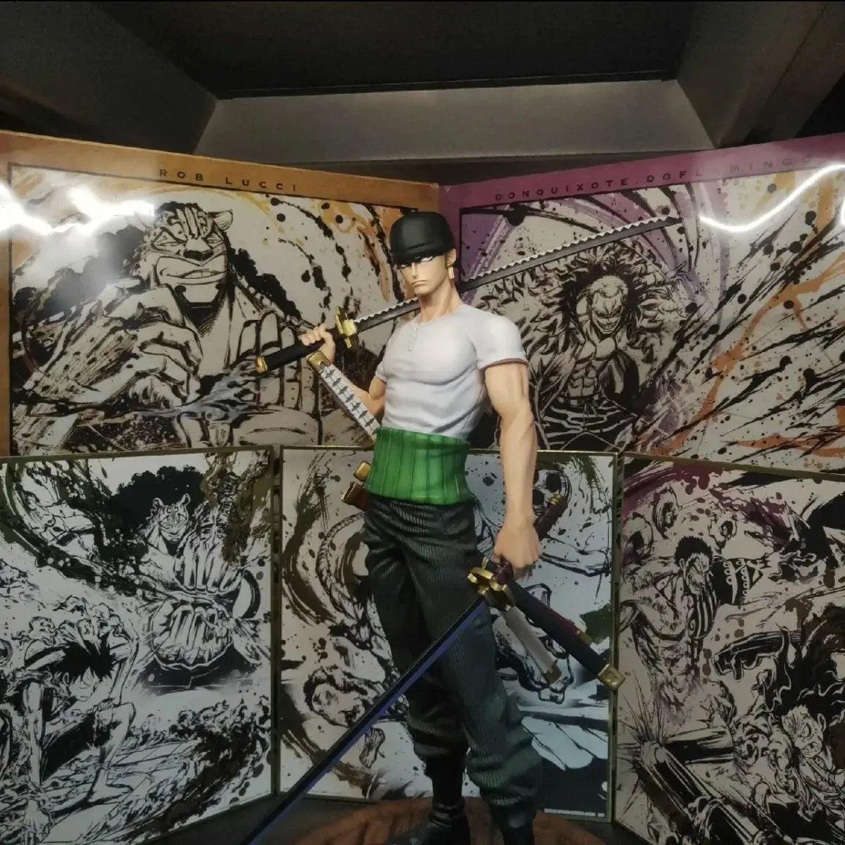  One Piece Zoro Figure PVC Statue 25cm Collectible -  ToylandEU™