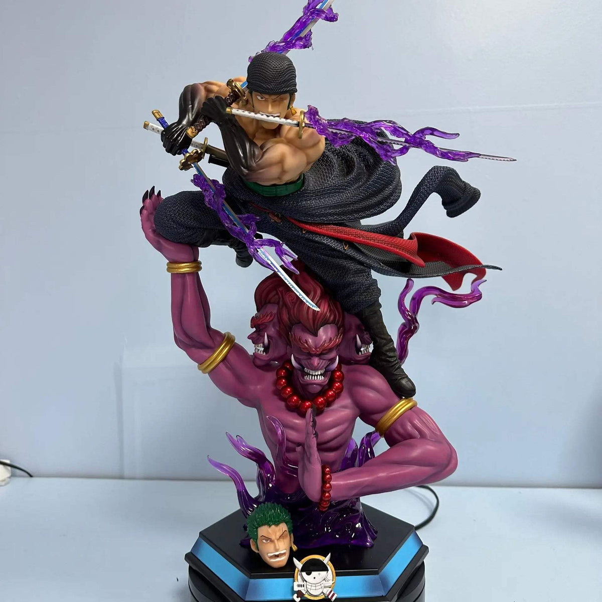 One Piece Zoro GK Statue | Dual Replaceable Heads | Toylandeu™