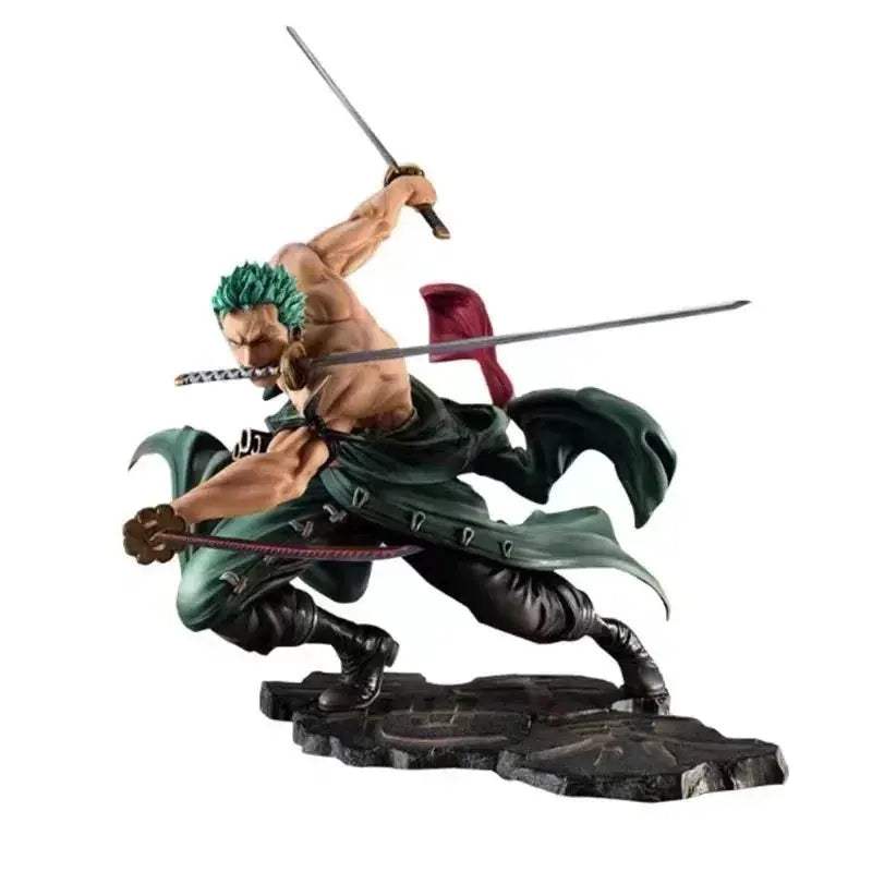 One Piece Zoro Three Blade Action Figure 21cm PVC Statue - ToylandEU