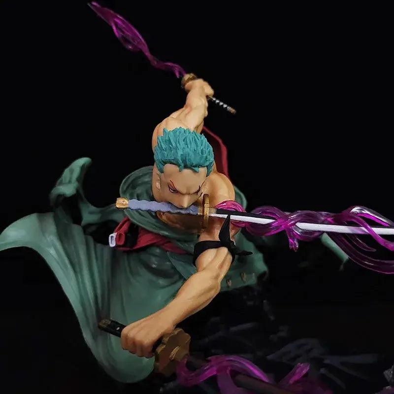  One Piece Zoro Three Blade Action Figure PVC Statue -  ToylandEU™