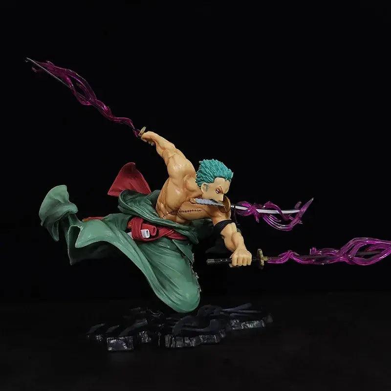 One Piece Zoro Three Blade Action Figure PVC Statue -  ToylandEU™