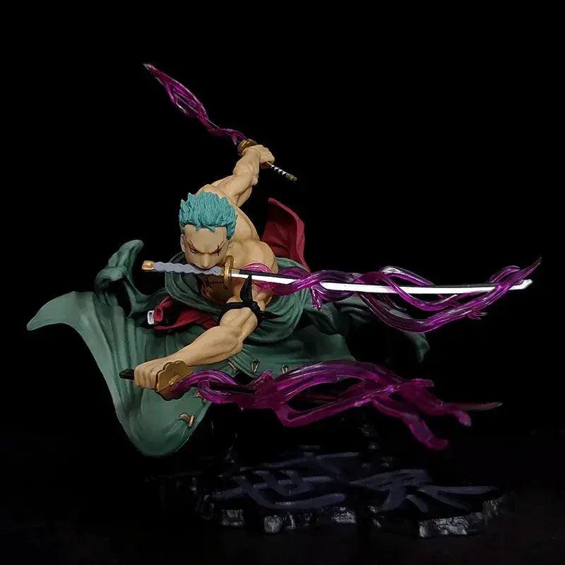  One Piece Zoro Three Blade Action Figure PVC Statue -  ToylandEU™