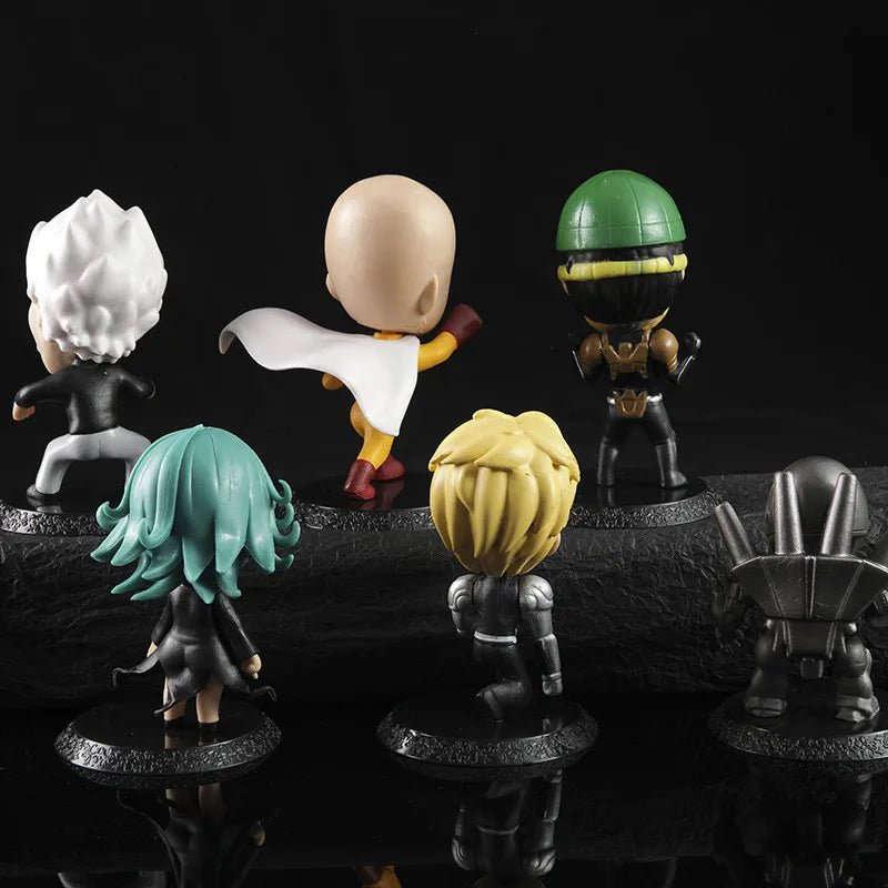 One Punch Man Chibi Figures Set 6 Piece Collectibles