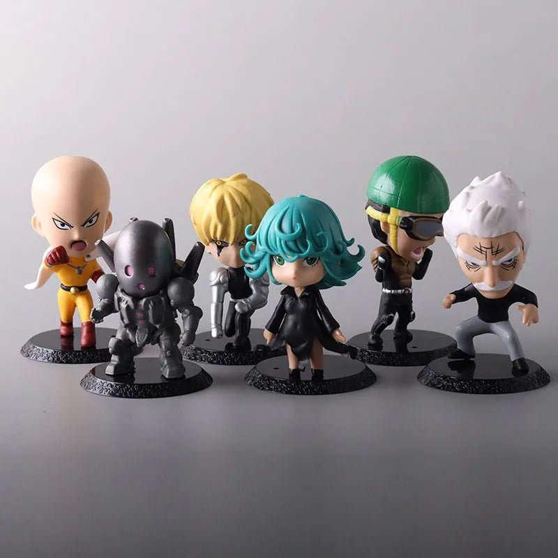One Punch Man Chibi Figures Set 6 Piece Collectibles