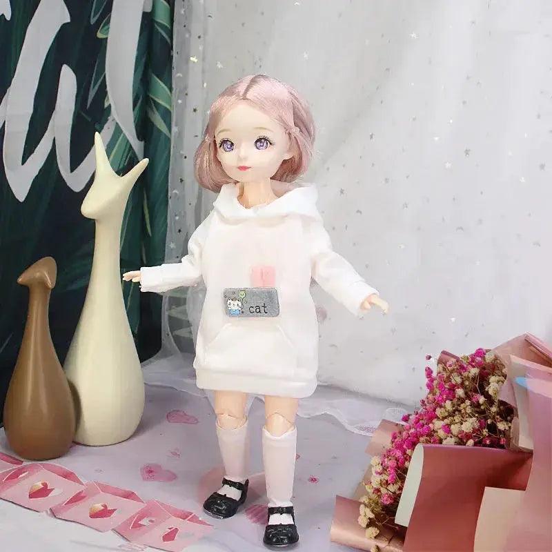  One Sixth BJD Doll Movable Joints With Fashionable Clothes -  ToylandEU™