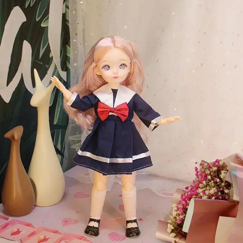  One Sixth BJD Doll Movable Joints With Fashionable Clothes -  ToylandEU™