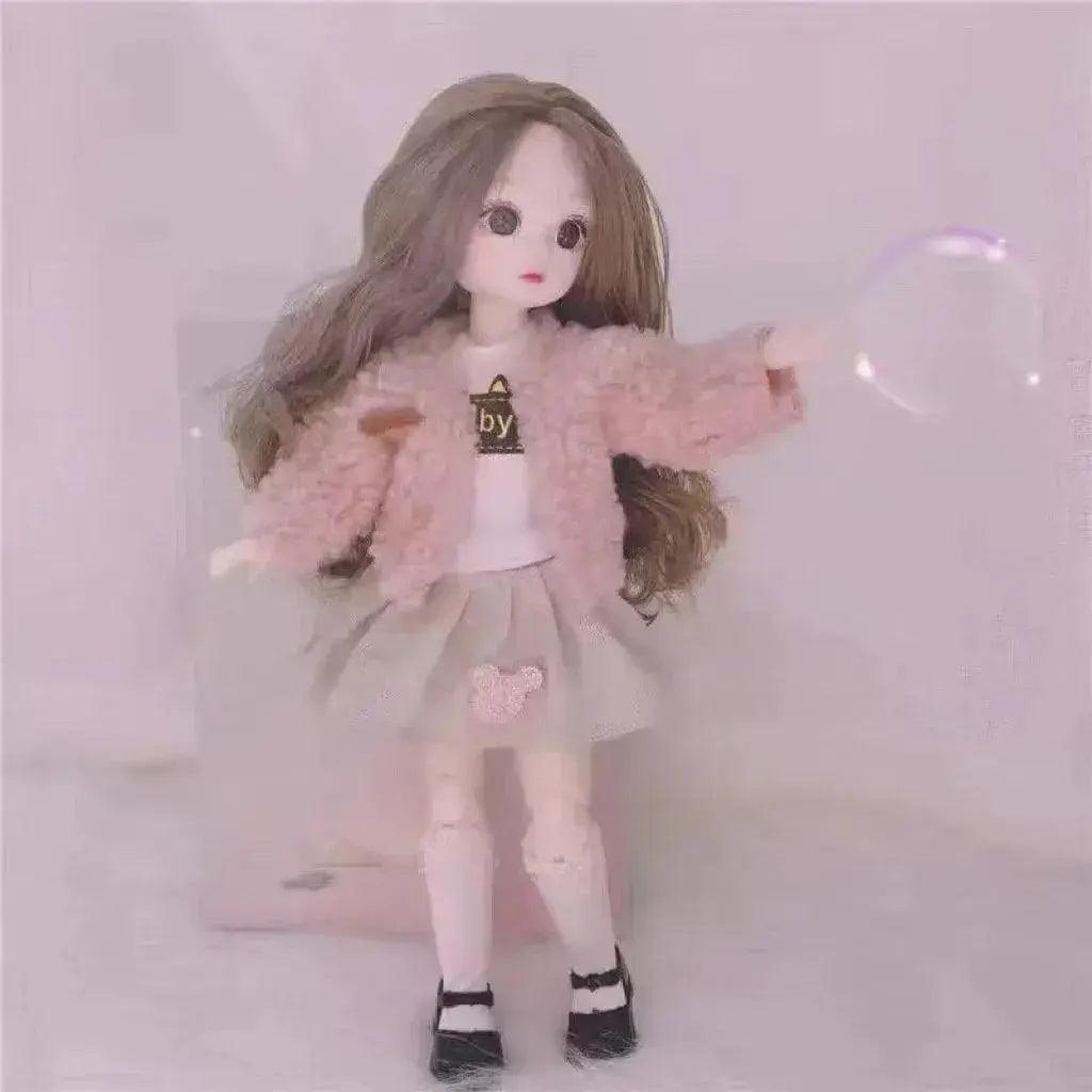  One Sixth BJD Doll Movable Joints With Fashionable Clothes -  ToylandEU™