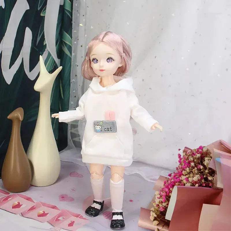 One Sixth BJD Doll With Movable Joints And Fashionable Clothes - ToylandEU