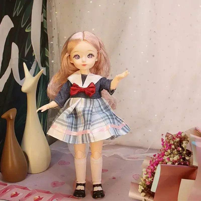 One Sixth BJD Doll With Movable Joints And Fashionable Clothes - ToylandEU